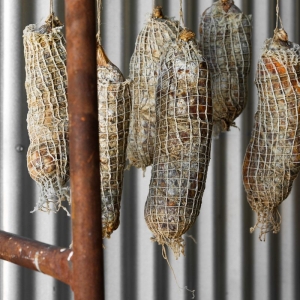 Homemade salami at Chrismont, King Valley.
Photo by Erin Davis-Hartwig
