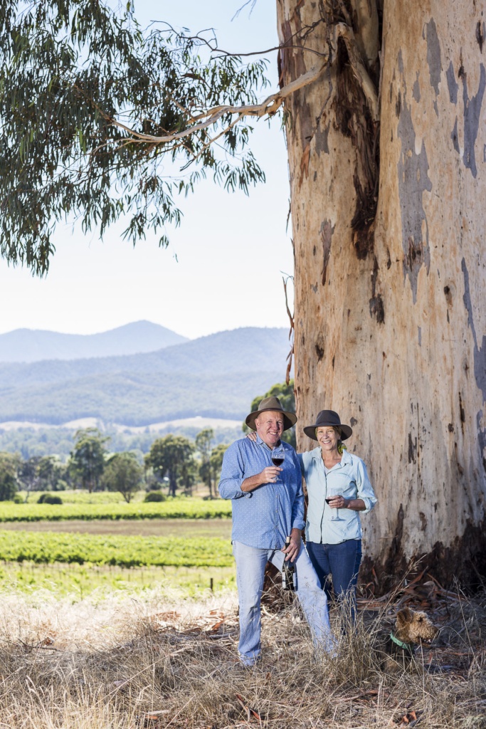 John and Christine at Koombahla tree at Darling Estate